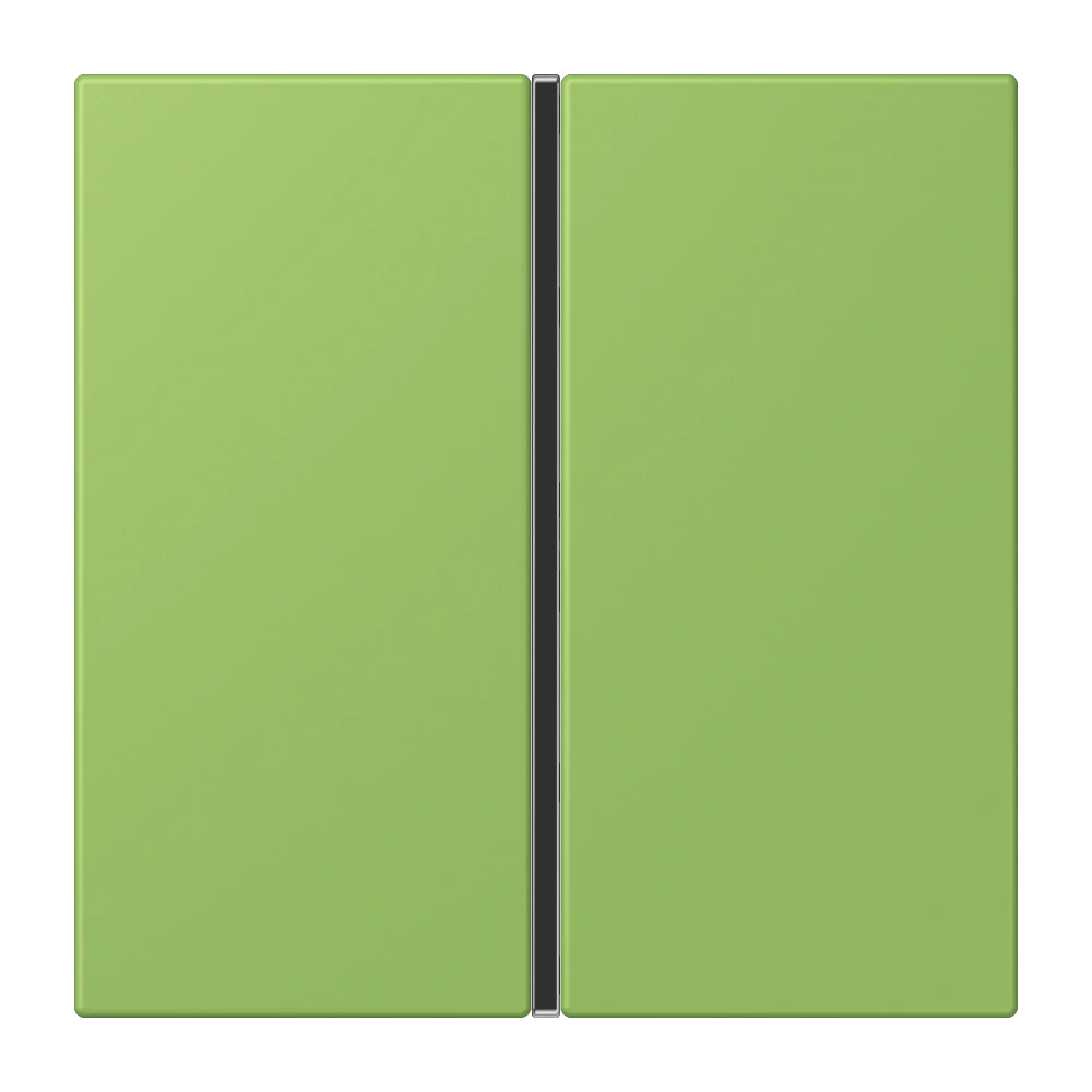 Cover kit 1-gang, complete — JUNG LS 990 Le Corbusier, Vert 31, art. LC401TSA220