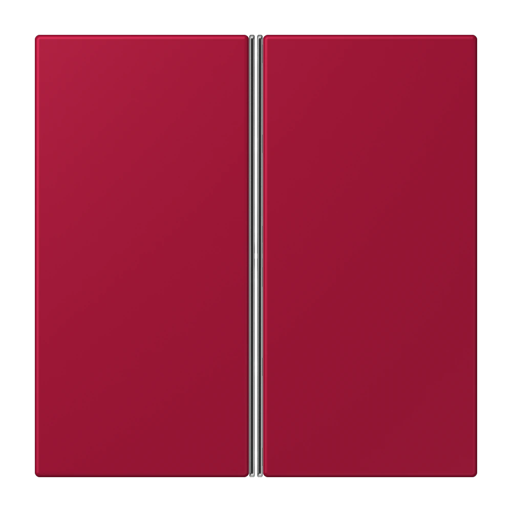 Cover kit 2-gang, complete — JUNG LS 990 Le Corbusier, le corbusier 229, art. LC402TSA229