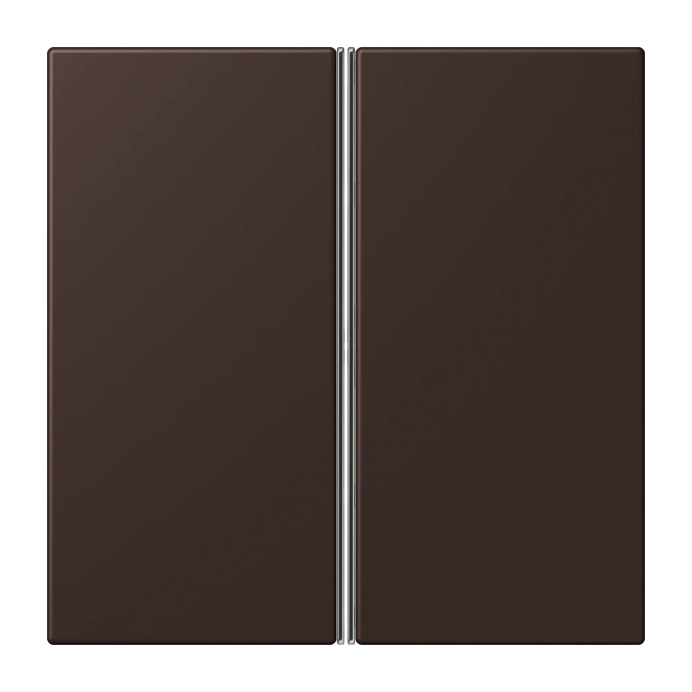 Cover kit 2-gang, complete — JUNG LS 990 Le Corbusier, le corbusier 252, art. LC402TSA252