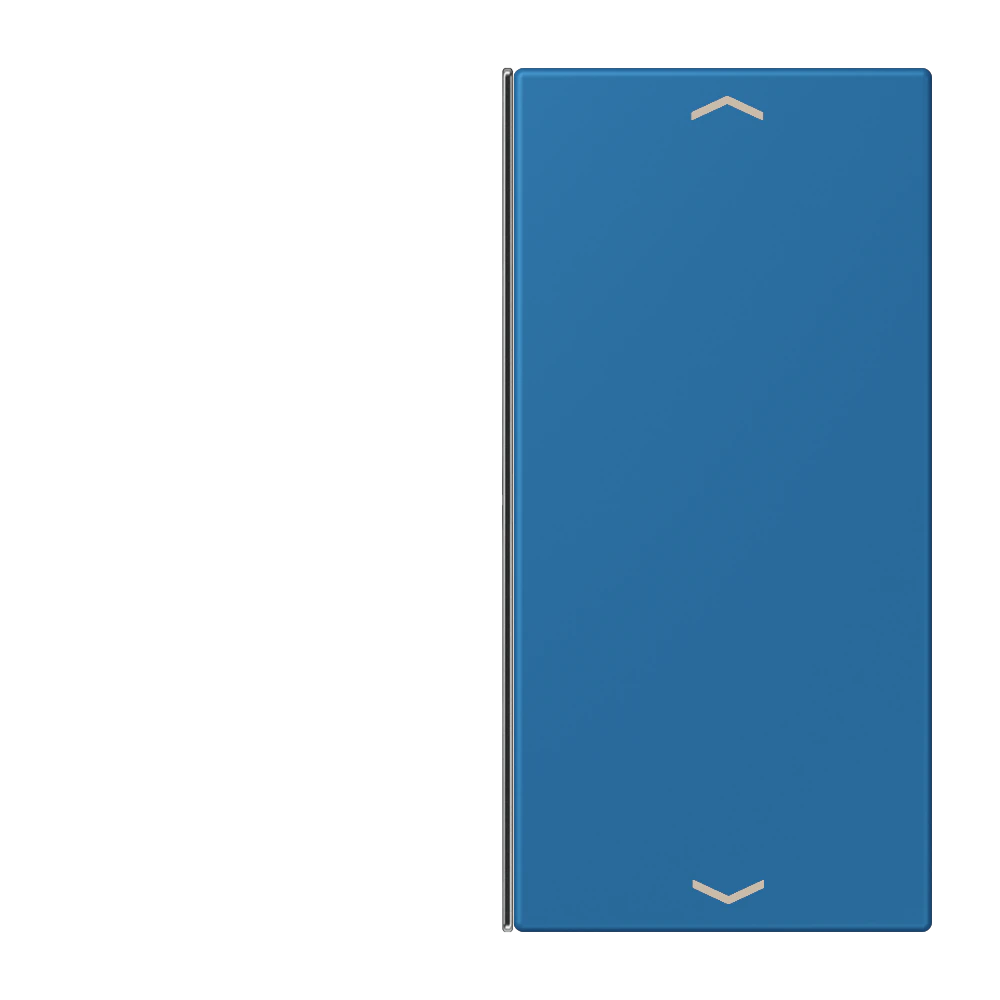 Накладка с символами, 2 группы — JUNG LS 990 Le Corbusier, Bleu Céruléen 31, арт. LC402TSAP211