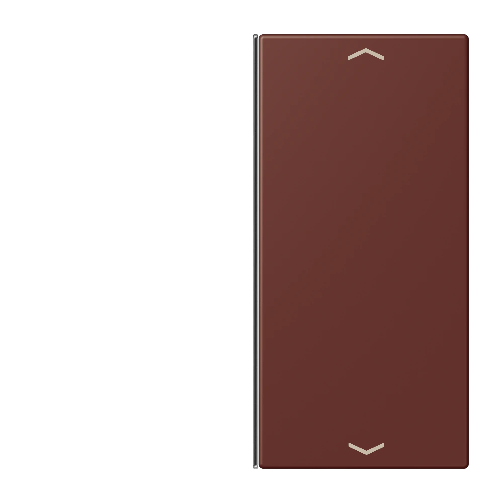 Cover 2-gang with symbols — JUNG LS 990 Le Corbusier, le corbusier 235, art. LC402TSAP235