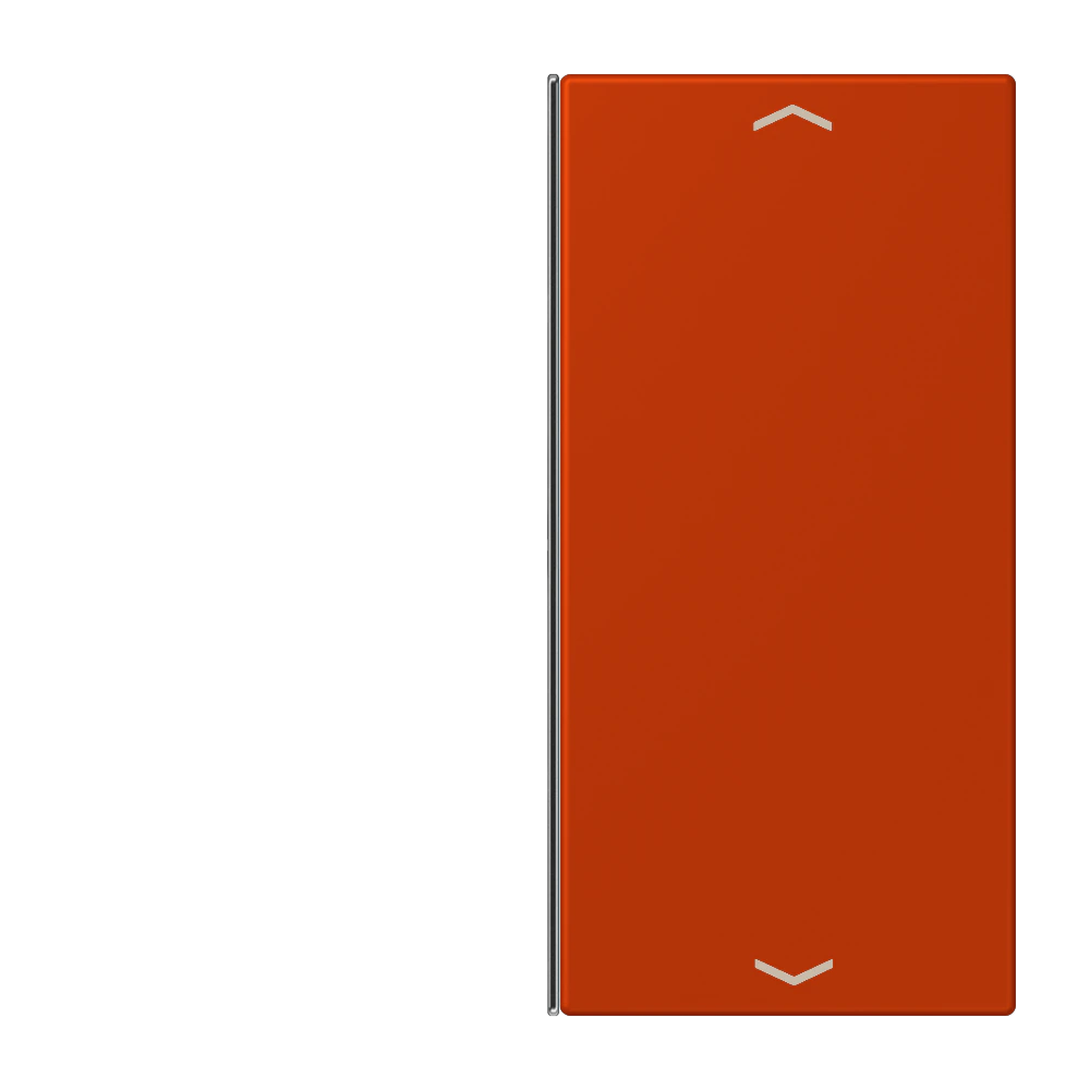 Cover 2-gang with symbols — JUNG LS 990 Le Corbusier, le corbusier 244, art. LC402TSAP244