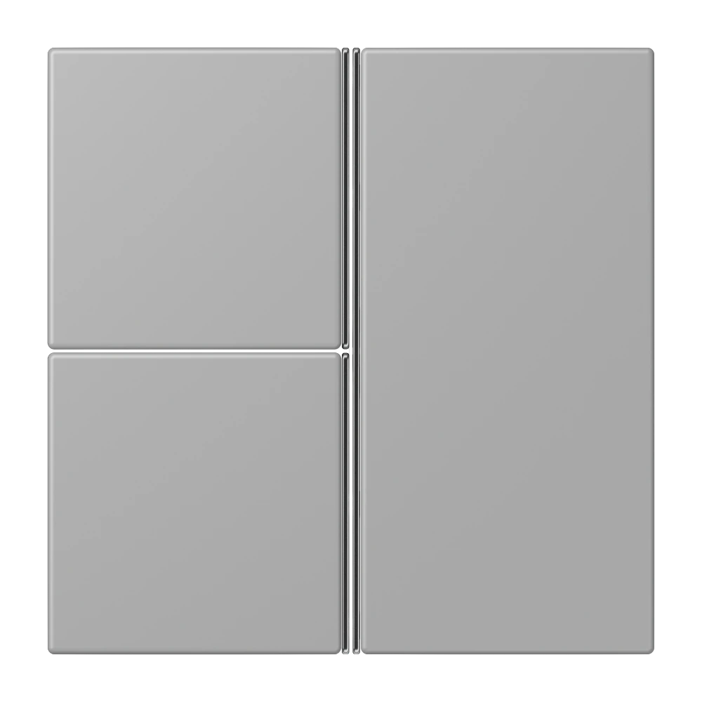 Набор накладок 3 группы, комплект — JUNG LS 990 Le Corbusier, Gris Moyen, арт. LC403TSA204