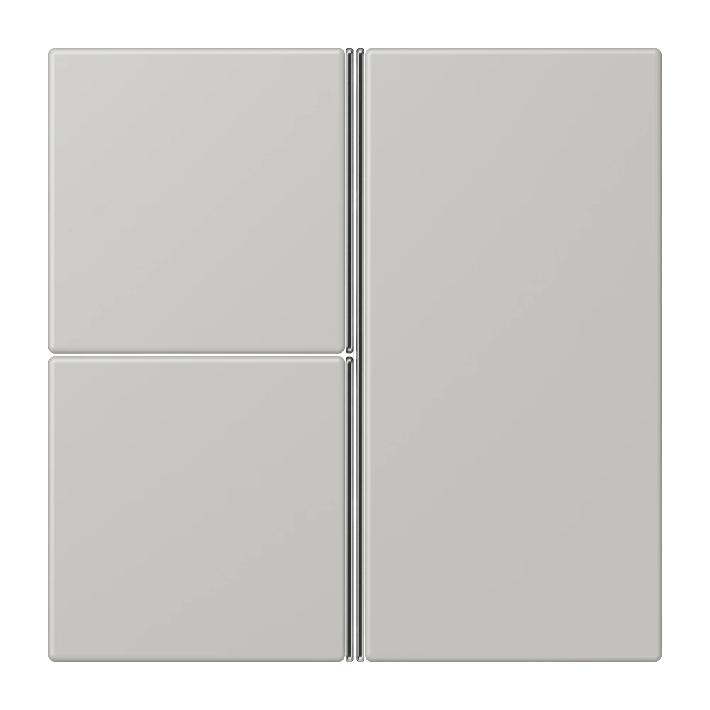 Набор накладок 3 группы, комплект — JUNG LS 990 Le Corbusier, Gris Clair 31, арт. LC403TSA205