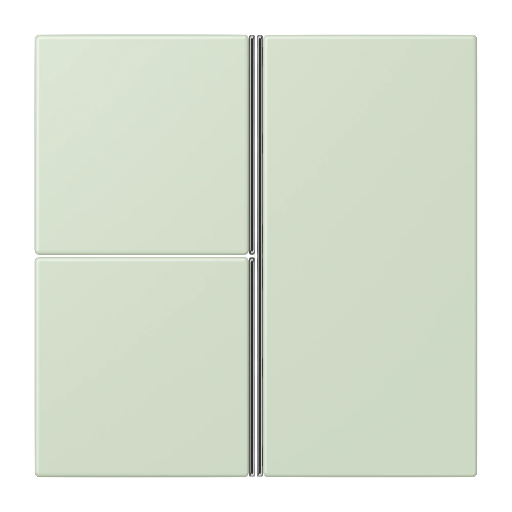 Набор накладок 3 группы, комплект — JUNG LS 990 Le Corbusier, Vert Anglâis Pale, арт. LC403TSA218