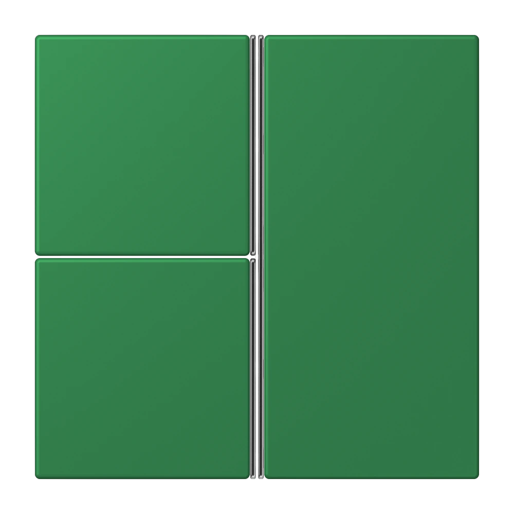 Набор накладок 3 группы, комплект — JUNG LS 990 Le Corbusier, Vert Foncé, арт. LC403TSA219