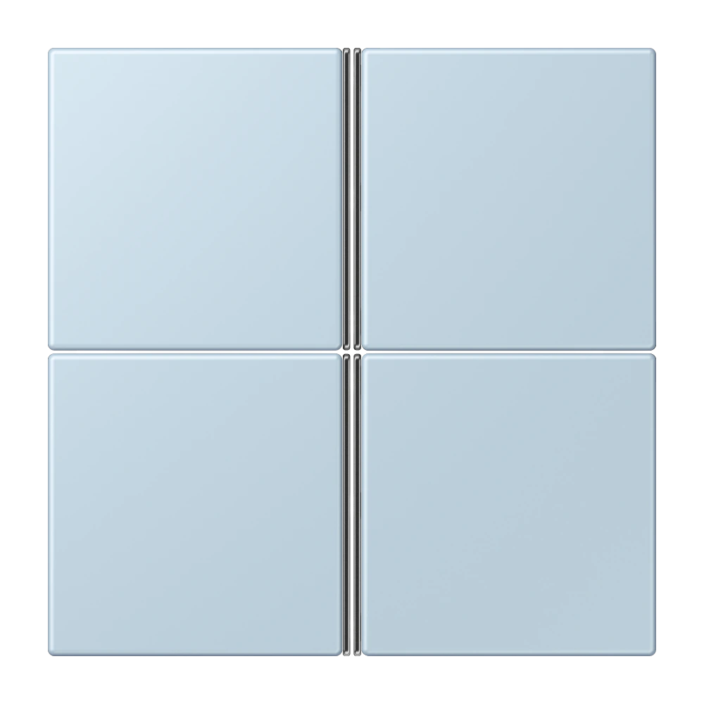 Набор накладок 4 группы, комплект — JUNG LS 990 Le Corbusier, Outremer Clair, арт. LC404TSA208