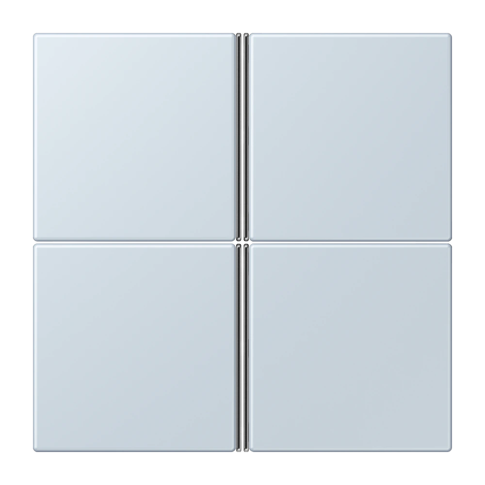 Набор накладок 4 группы, комплект — JUNG LS 990 Le Corbusier, Outremer Pale, арт. LC404TSA209