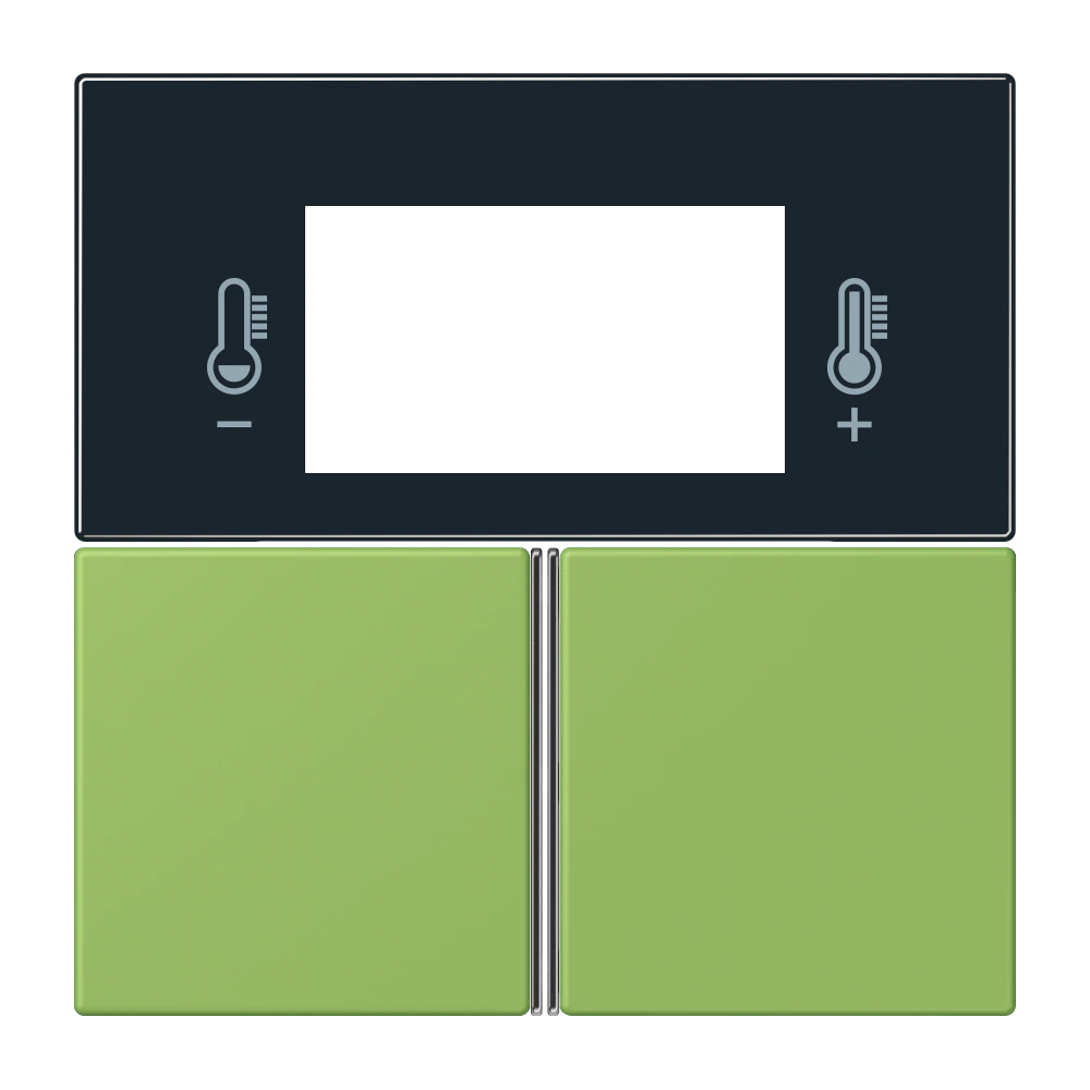 Cover kit for room controller display module, complete — JUNG LS 990 Le Corbusier, Vert 31, art. LC4093TSA220