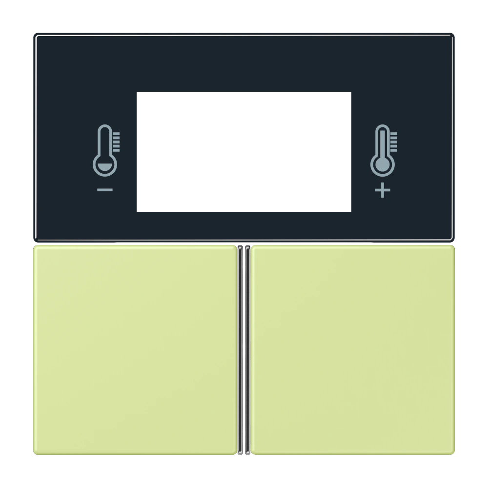 Cover kit for room controller display module, complete — JUNG LS 990 Le Corbusier, le corbusier 222, art. LC4093TSA222