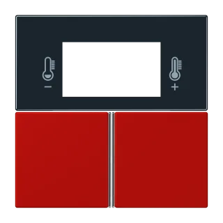 JUNG LS 990 Le Corbusier, Rouge Vermillon 31, арт. LC4093TSA227