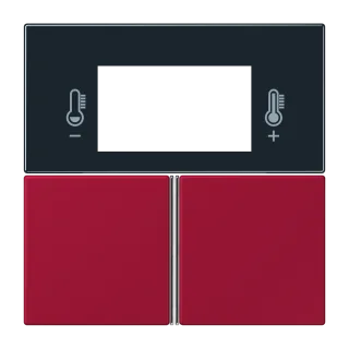 JUNG LS 990 Le Corbusier, Rouge Carmin, арт. LC4093TSA229