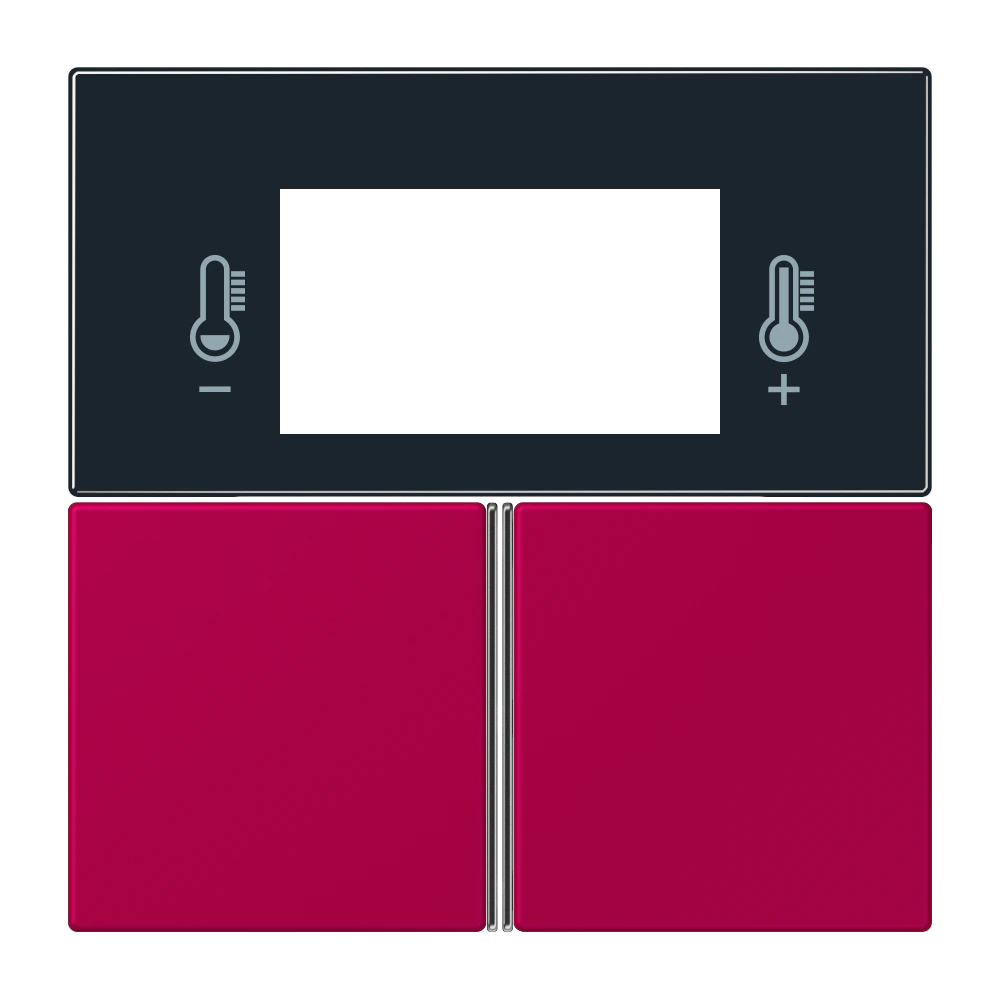 Cover kit for room controller display module, complete — JUNG LS 990 Le Corbusier, le corbusier 230, art. LC4093TSA230