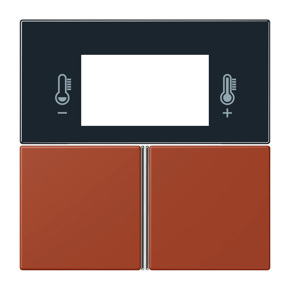 Cover kit for room controller display module, complete — JUNG LS 990 Le Corbusier, le corbusier 232, art. LC4093TSA232