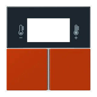 JUNG LS 990 Le Corbusier, Rouge Vermillon 59, арт. LC4093TSA244