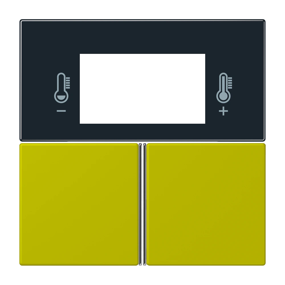 Cover kit for room controller display module, complete — JUNG LS 990 Le Corbusier, le corbusier 249, art. LC4093TSA249