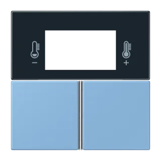 JUNG LS 990 Le Corbusier, Bleu Céruléen 59, арт. LC4093TSA256