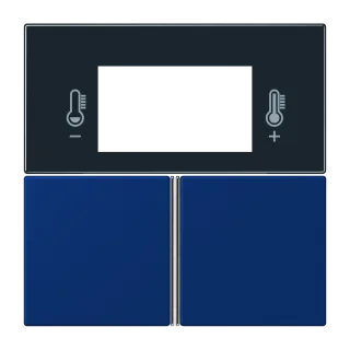 JUNG LS 990 Le Corbusier, Bleu Outremer Foncé, арт. LC4093TSA261