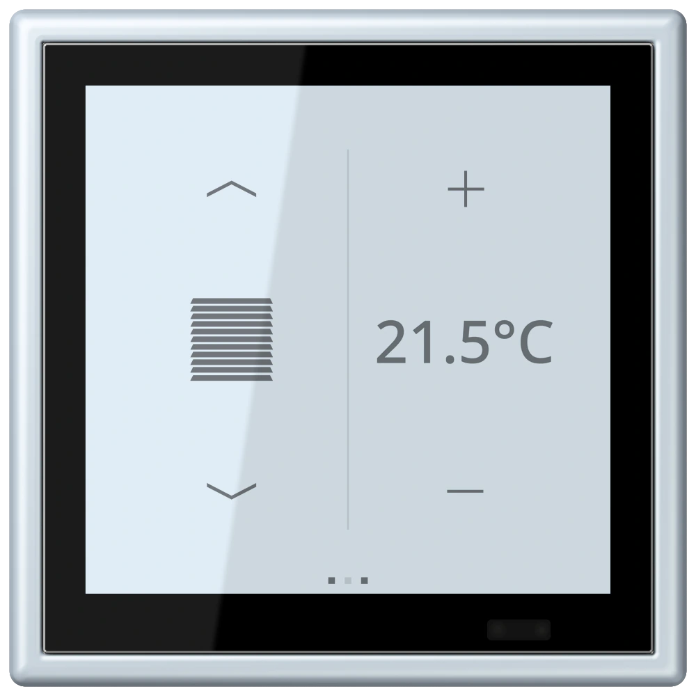 KNX комнатный контроллер LS TOUCH — JUNG LS 990 Le Corbusier, Outremer Pale, арт. LC459D1S209