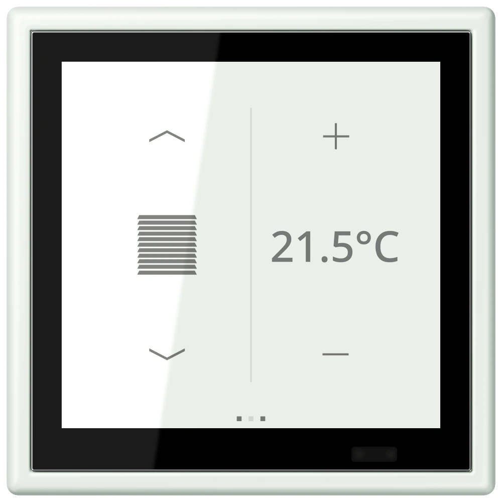 KNX room controller LS TOUCH — JUNG LS 990 Le Corbusier, Outremer Gris, art. LC459D1S210