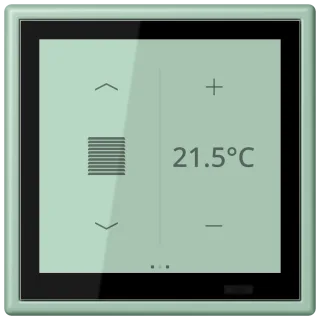 JUNG LS 990 Le Corbusier, Vert Anglais Clair, арт. LC459D1S217