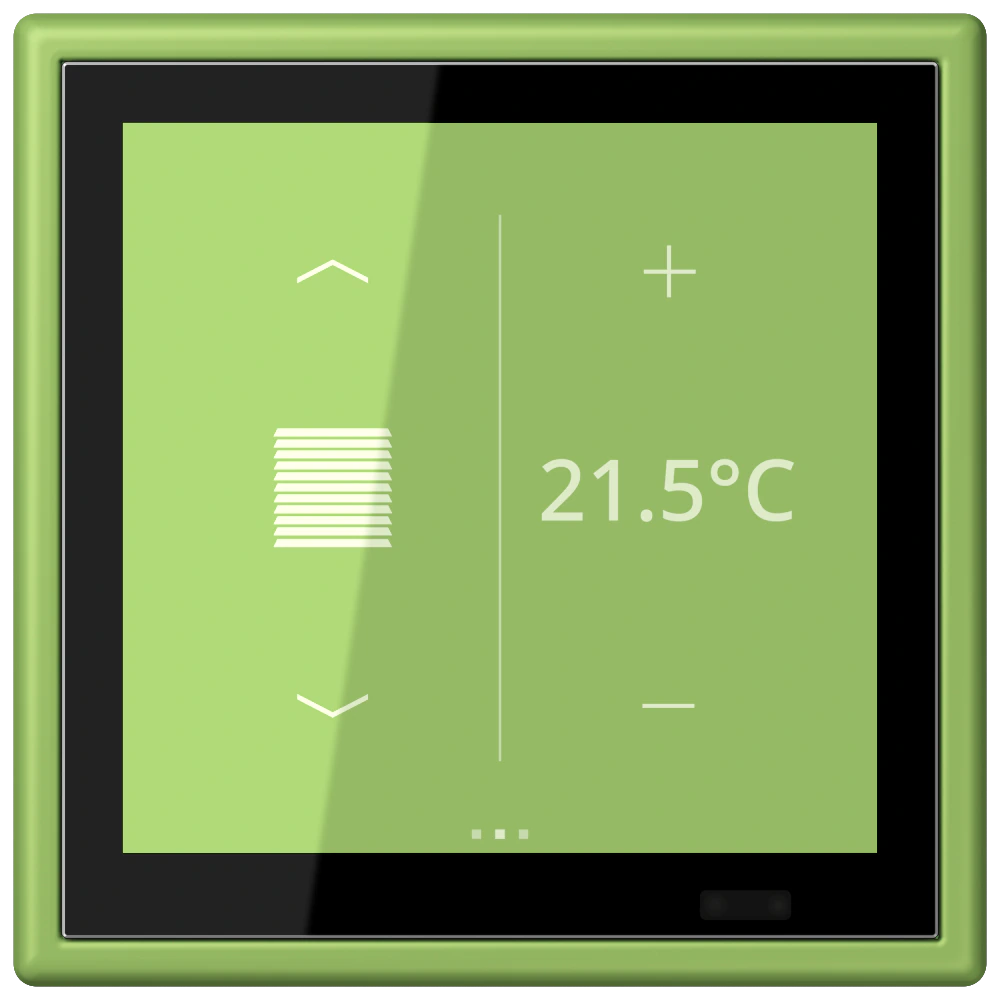 KNX комнатный контроллер LS TOUCH — JUNG LS 990 Le Corbusier, Vert 31, арт. LC459D1S220