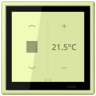 JUNG LS 990 Le Corbusier, Vert Jaune Clair, арт. LC459D1S222
