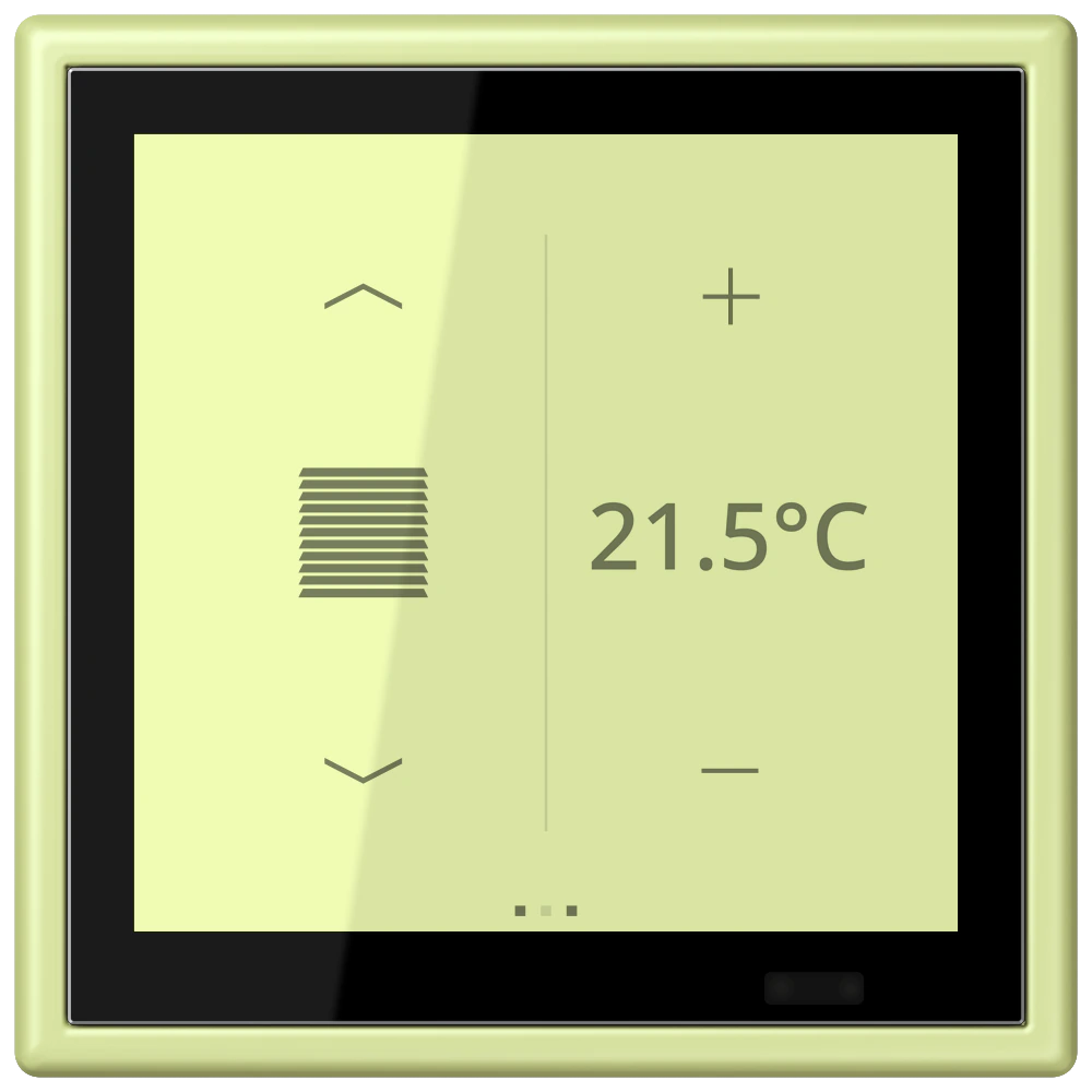 KNX комнатный контроллер LS TOUCH — JUNG LS 990 Le Corbusier, le corbusier 222, арт. LC459D1S222