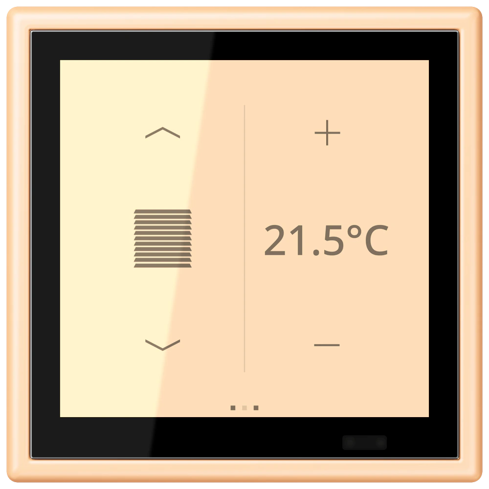 KNX комнатный контроллер LS TOUCH — JUNG LS 990 Le Corbusier, le corbusier 223, арт. LC459D1S223