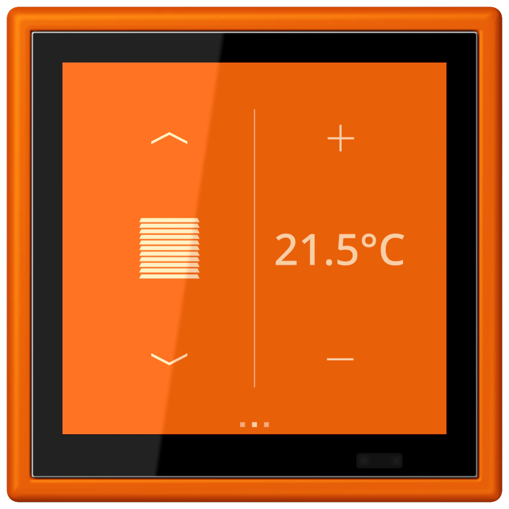 KNX room controller LS TOUCH — JUNG LS 990 Le Corbusier, le corbusier 224, art. LC459D1S224