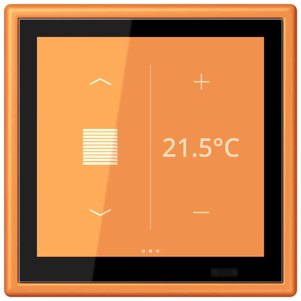 KNX комнатный контроллер LS TOUCH — JUNG LS 990 Le Corbusier, le corbusier 225, арт. LC459D1S225