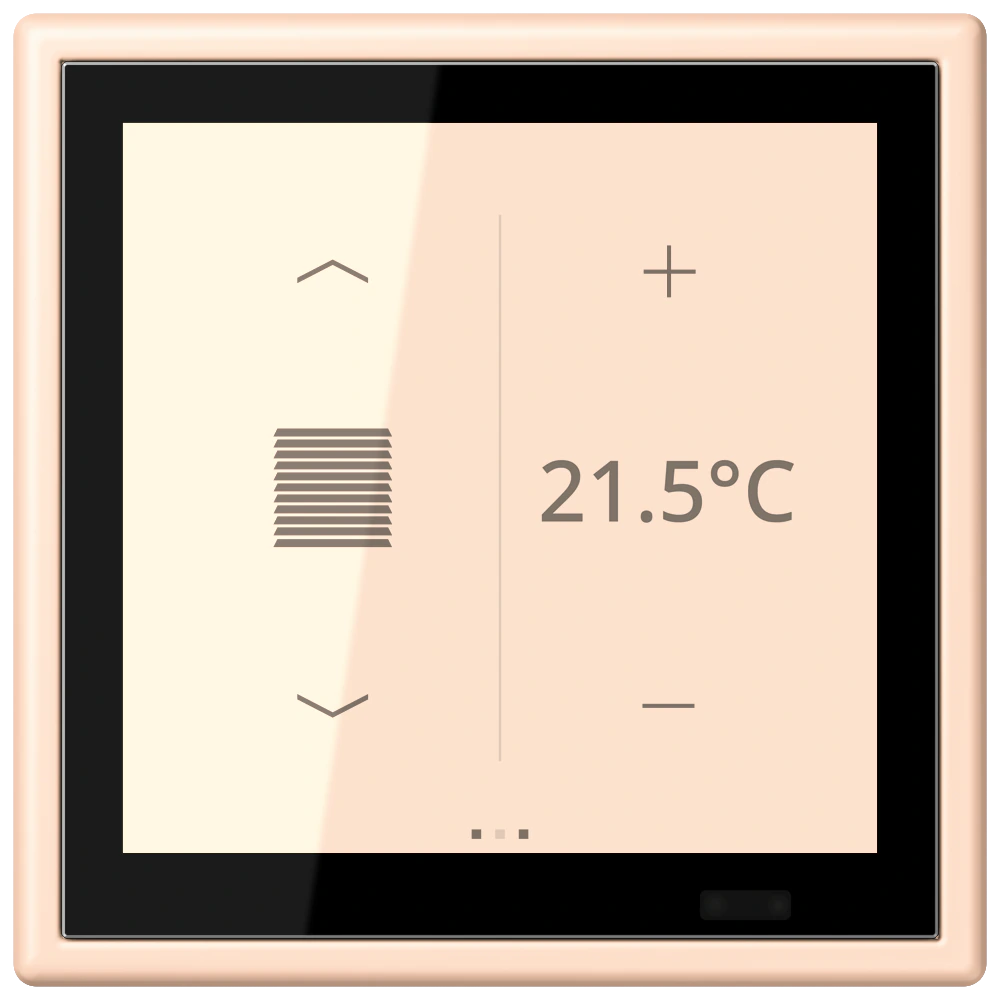KNX комнатный контроллер LS TOUCH — JUNG LS 990 Le Corbusier, le corbusier 228, арт. LC459D1S228