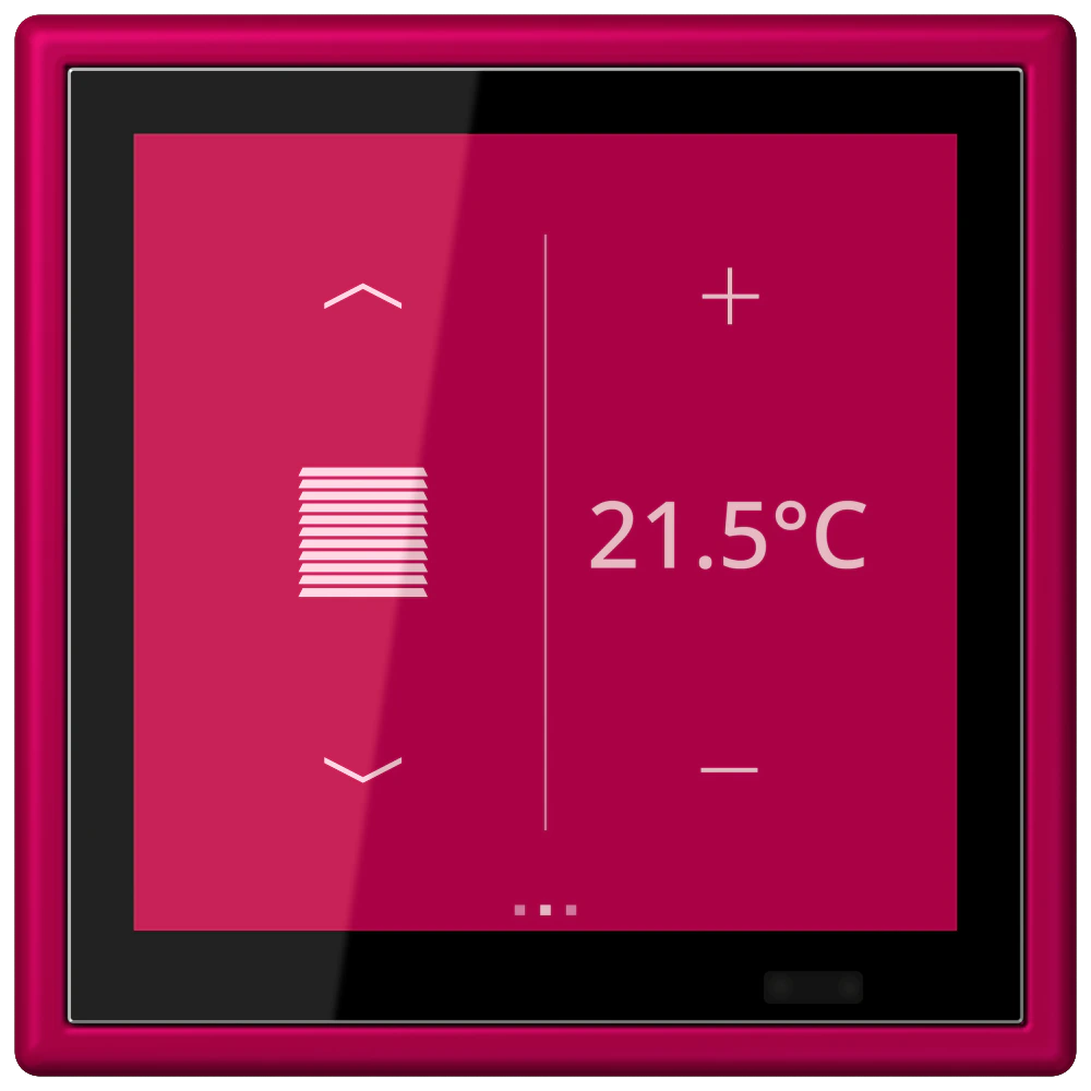 KNX комнатный контроллер LS TOUCH — JUNG LS 990 Le Corbusier, le corbusier 230, арт. LC459D1S230