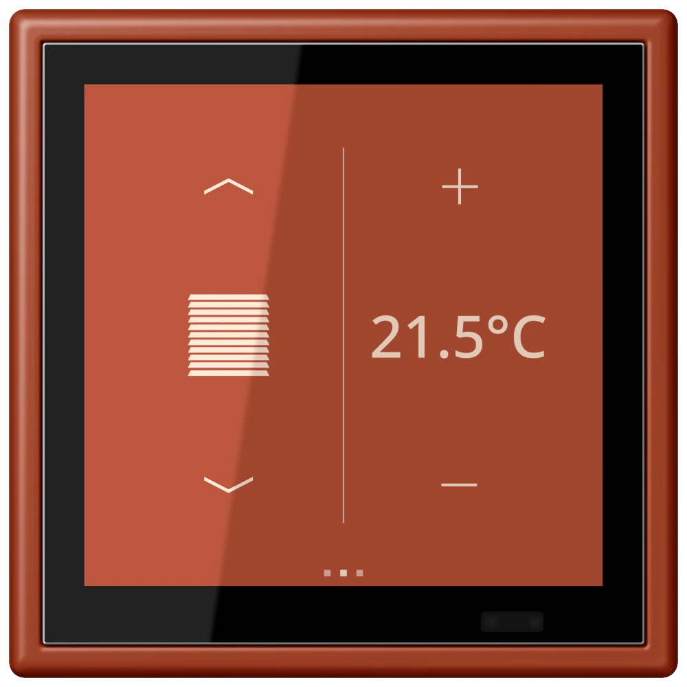 KNX комнатный контроллер LS TOUCH — JUNG LS 990 Le Corbusier, le corbusier 232, арт. LC459D1S232