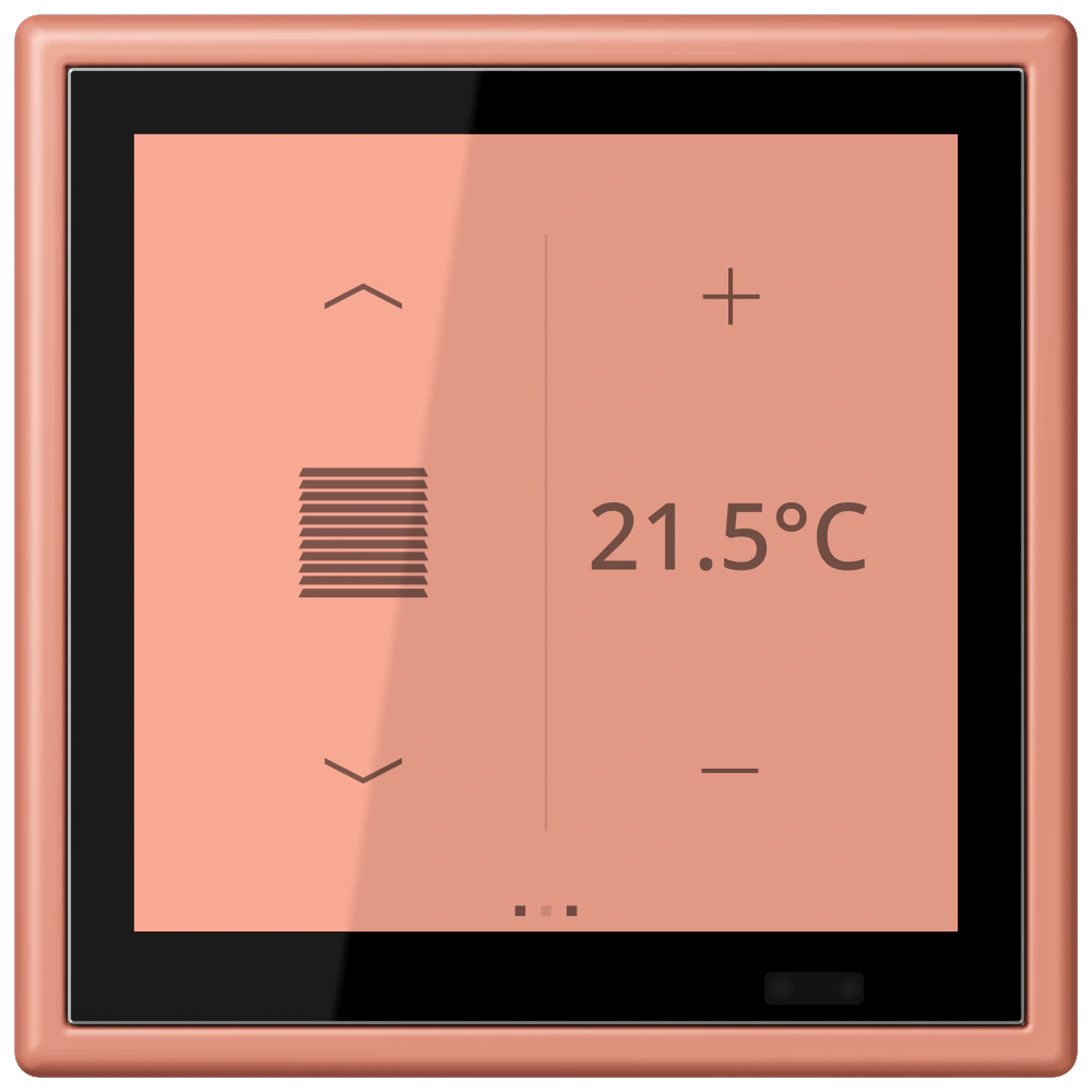 KNX комнатный контроллер LS TOUCH — JUNG LS 990 Le Corbusier, le corbusier 233, арт. LC459D1S233
