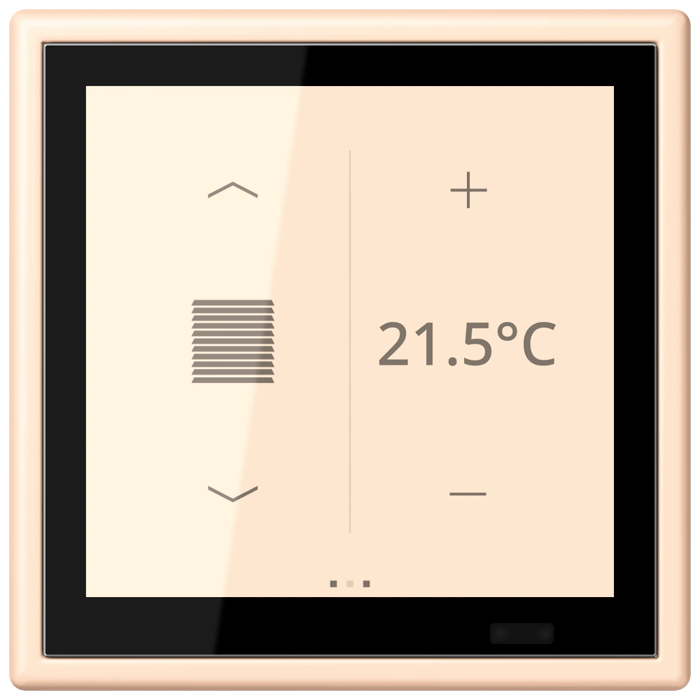 KNX комнатный контроллер LS TOUCH — JUNG LS 990 Le Corbusier, le corbusier 238, арт. LC459D1S238