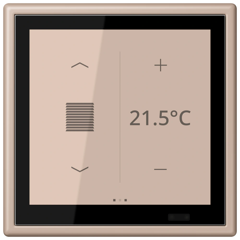 KNX room controller LS TOUCH — JUNG LS 990 Le Corbusier, le corbusier 240, art. LC459D1S240