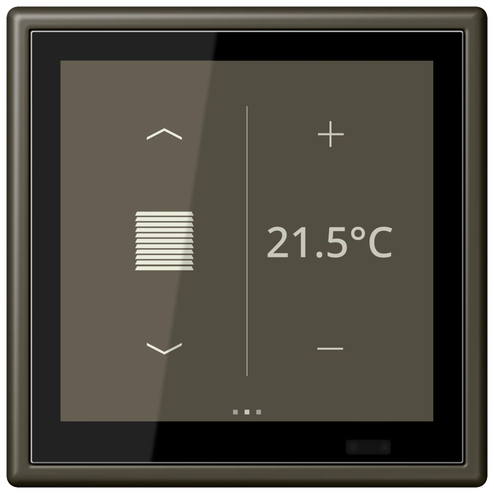 KNX комнатный контроллер LS TOUCH — JUNG LS 990 Le Corbusier, le corbusier 241, арт. LC459D1S241