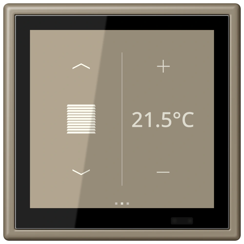 KNX комнатный контроллер LS TOUCH — JUNG LS 990 Le Corbusier, le corbusier 242, арт. LC459D1S242