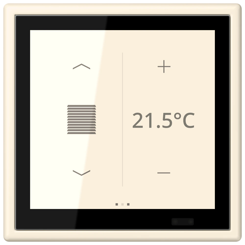 KNX комнатный контроллер LS TOUCH — JUNG LS 990 Le Corbusier, le corbusier 245, арт. LC459D1S245