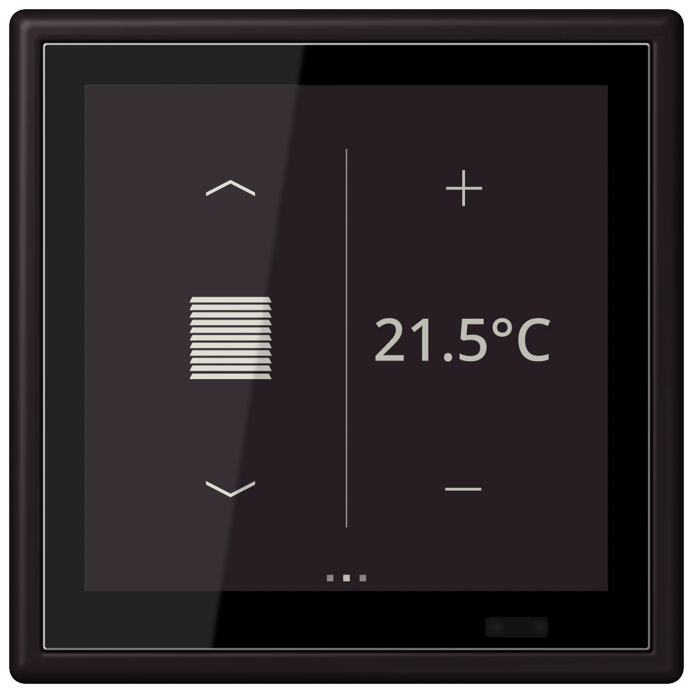 KNX room controller LS TOUCH — JUNG LS 990 Le Corbusier, le corbusier 248, art. LC459D1S248