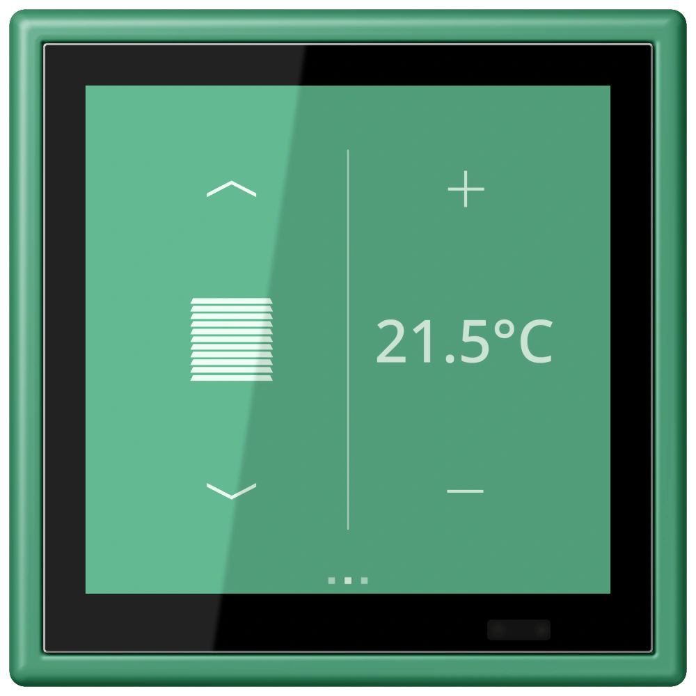 KNX room controller LS TOUCH — JUNG LS 990 Le Corbusier, le corbusier 250, art. LC459D1S250