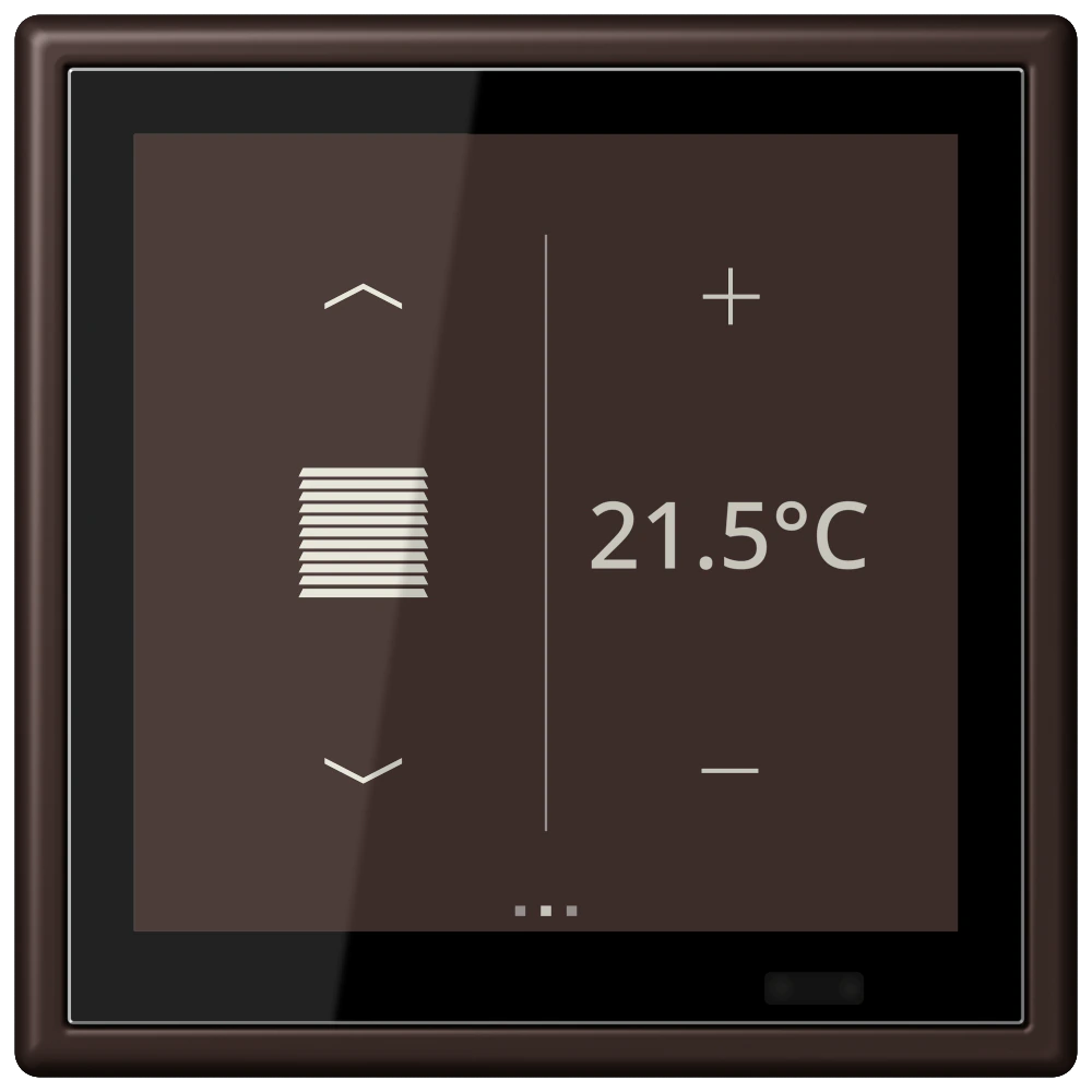 KNX комнатный контроллер LS TOUCH — JUNG LS 990 Le Corbusier, le corbusier 252, арт. LC459D1S252