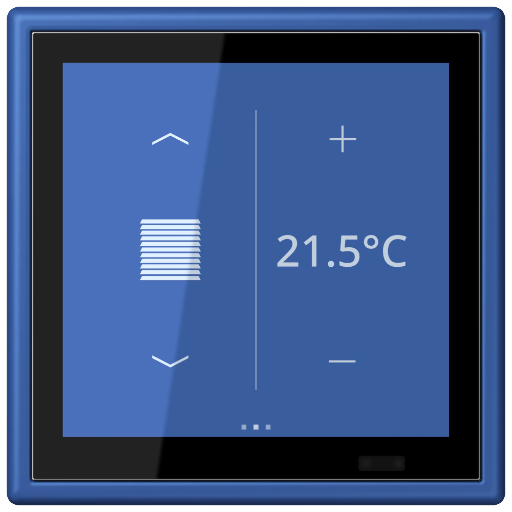 KNX комнатный контроллер LS TOUCH — JUNG LS 990 Le Corbusier, le corbusier 253, арт. LC459D1S253