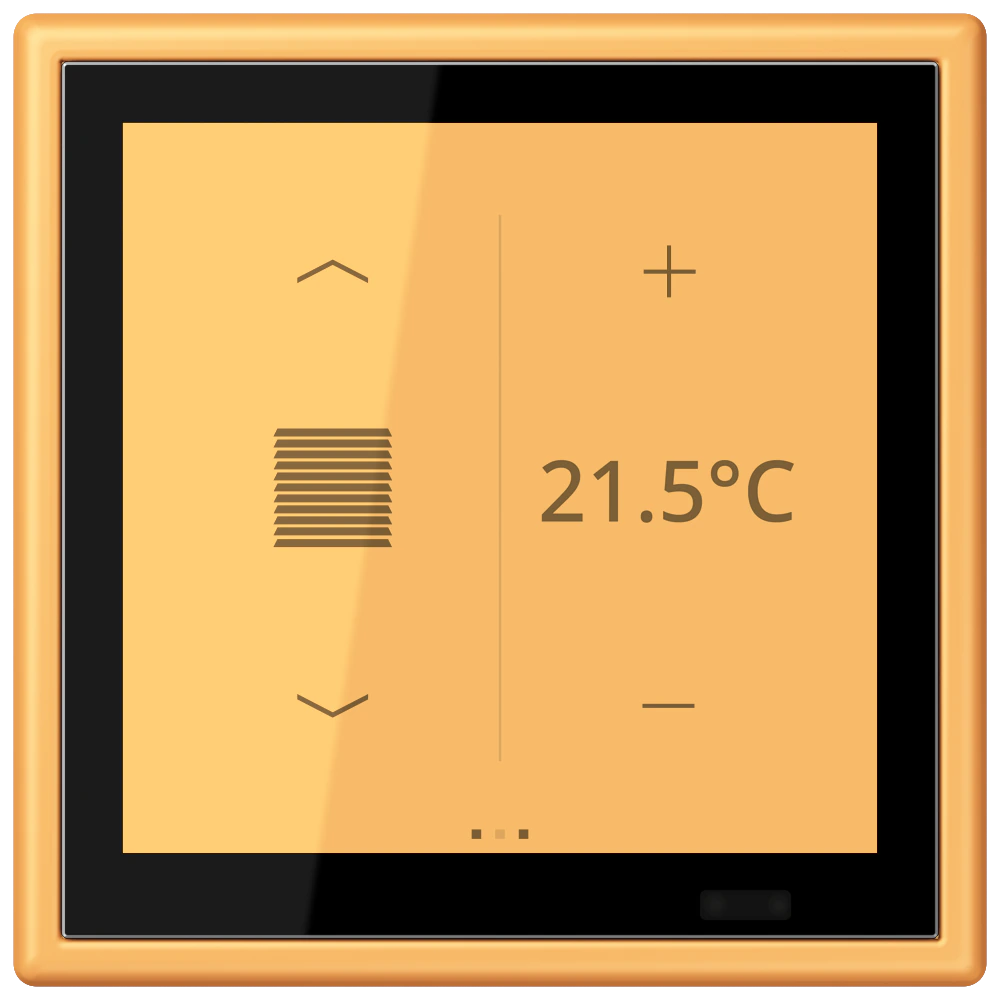 KNX комнатный контроллер LS TOUCH — JUNG LS 990 Le Corbusier, le corbusier 254, арт. LC459D1S254