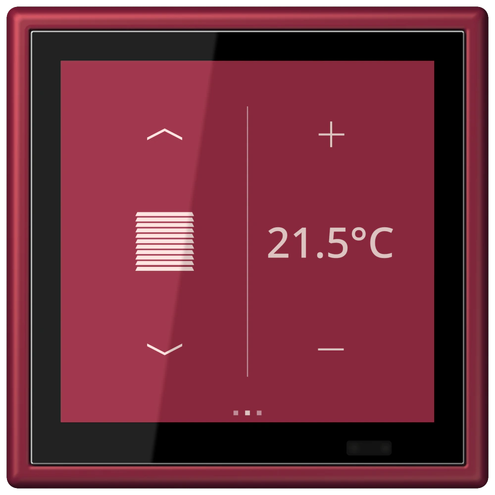 KNX комнатный контроллер LS TOUCH — JUNG LS 990 Le Corbusier, le corbusier 255, арт. LC459D1S255