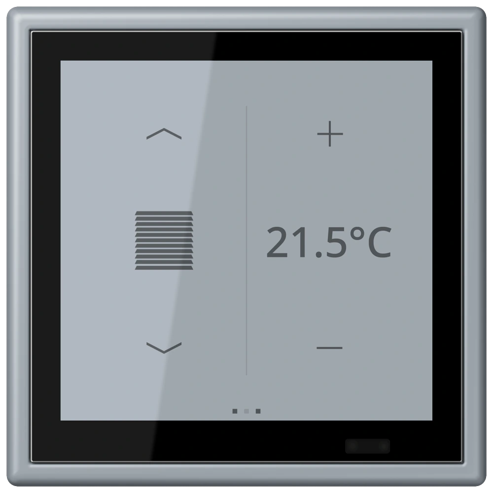 KNX room controller LS TOUCH — JUNG LS 990 Le Corbusier, le corbusier 257, art. LC459D1S257