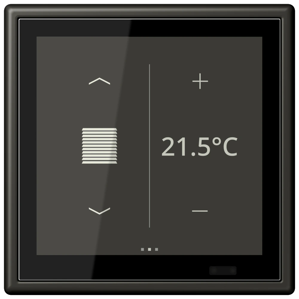 KNX комнатный контроллер LS TOUCH — JUNG LS 990 Le Corbusier, le corbusier 259, арт. LC459D1S259