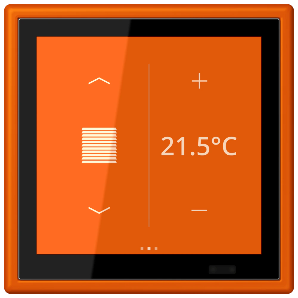 KNX комнатный контроллер LS TOUCH — JUNG LS 990 Le Corbusier, le corbusier 260, арт. LC459D1S260