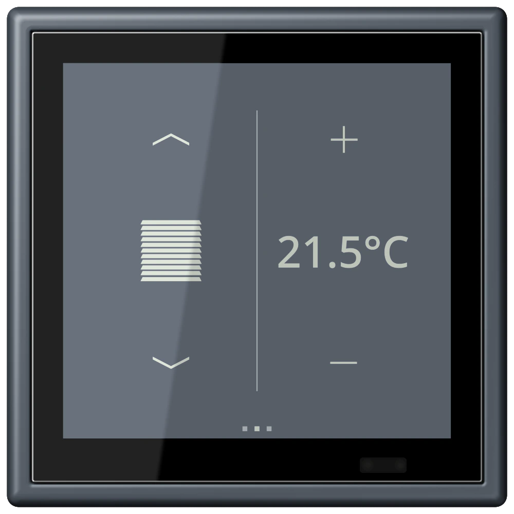 KNX комнатный контроллер LS TOUCH — JUNG LS 990 Le Corbusier, le corbusier 262, арт. LC459D1S262